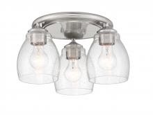 Minka-Lavery 2438-84 - 3 Light Flush Mount Fixture in Metal