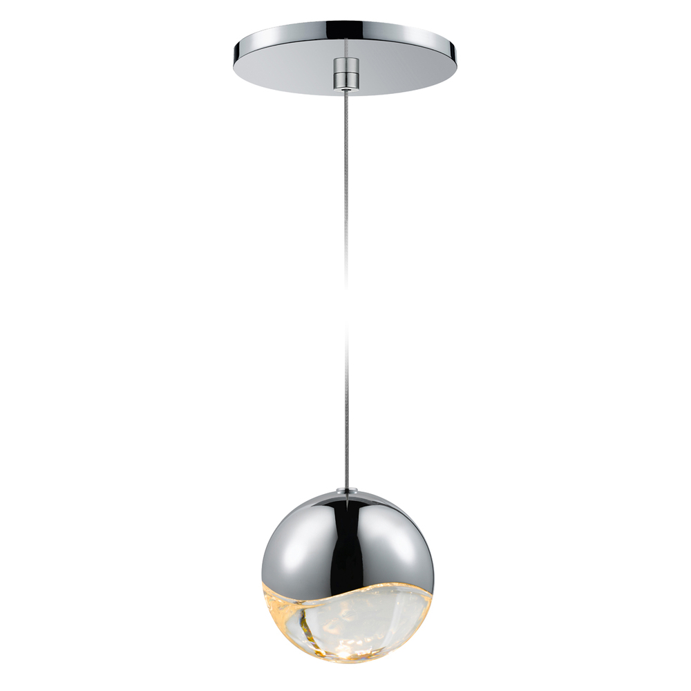 Large LED Pendant w/Round Canopy