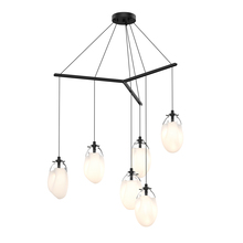 Sonneman 2976.25W - 6-Light Tri-Spreader LED Pendant