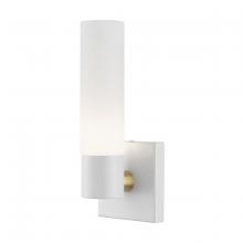 Livex Lighting 10101-13 - Textured White ADA Single Sconce