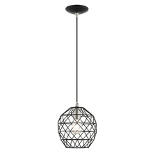 Livex Lighting 41326-04 - 1 Lt Black Pendant