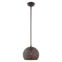 Livex Lighting 49181-07 - 1 Lt Bronze Pendant