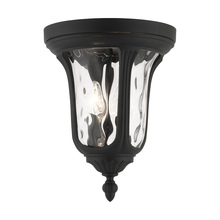 Livex Lighting Oxford 3 Light Textured Black Outdoor Post Top Lantern  7859-14 - The Home Depot