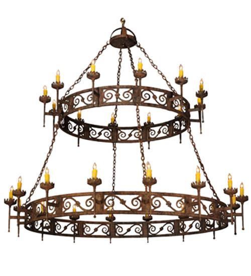 83"W Majella 2 Tier Chandelier