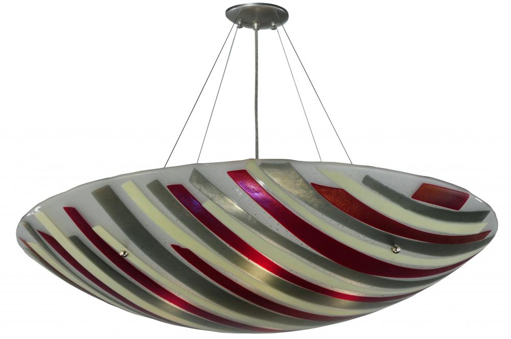 35.25"W Metro Fusion Jubilee Glass Inverted Pendant