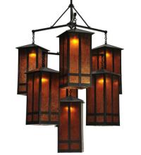 Meyda Green 110093 - 58"W Church Street 7 LT Chandelier