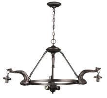 Meyda Green 110426 - 36"W Leaping Trout 3 Arm Chandelier