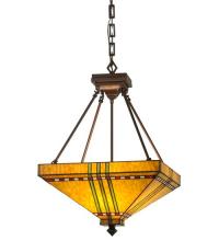 Meyda Green 112757 - 17" Square Prairie Corn Inverted Pendant