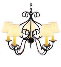 Meyda Green 115230 - 24" Wide Jenna 5 Light Chandelier