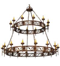 Meyda Green 115701 - 83"W Majella 2 Tier Chandelier