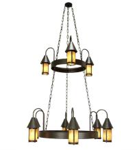 Meyda Green 116523 - 48" Wide Algonquin 9 Light Two Tier Chandelier