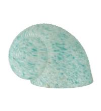 Meyda Green 11693 - 5"W X 6"L TEAL DAPPLE SNAIL SHADE