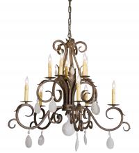 Meyda Green 120832 - 32" Wide Anassa 10 Light Chandelier