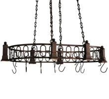 Meyda Green 121343 - 42.5"L Revival Deco Oblong Pot Rack