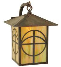 Meyda Green 126148 - 12"W Seneca Circle Cross Curved Arm Wall Sconce