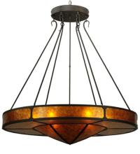 Meyda Green 129154 - 48"W Timber Inverted Pendant