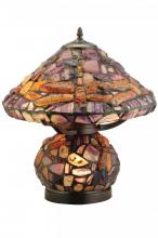 Meyda Green 138107 - 18.5"H Dragonfly Agata Table Lamp