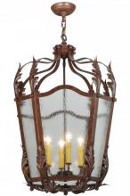 Meyda Green 138822 - 22"W Citadel 4 Light Pendant