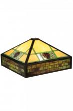 Meyda Green 139086 - 26.75"Sq Pinecone Ridge Shade