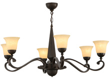 Meyda Green 141664 - 44"W Muirfield 6 LT Chandelier