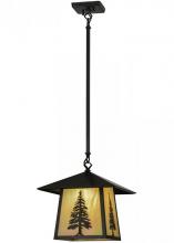 Meyda Green 150785 - 12"Sq Stillwater Tall Pine Pendant