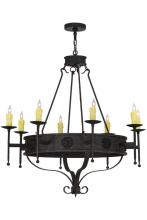 Meyda Green 152245 - 42"W Lorenzo 8 LT Chandelier