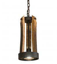 Meyda Green 199066 - 7.5" Wide Barrel Stave Pendant