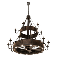 Meyda Green 213966 - 74" Wide Costello 18 Light Two Tier Chandel-Air