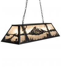 Meyda Green 228717 - 48" Long Mountain Range Oblong Pendant