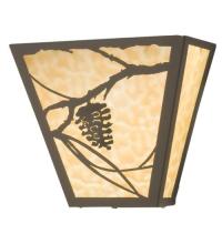 Meyda Green 23949 - 13"W Whispering Pines Wall Sconce