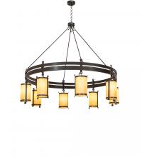 Meyda Green 243019 - 82" Wide Beartooth 8 Light Chandelier