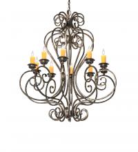 Meyda Green 243808 - 42" Wide Fernando 10 Light Chandelier