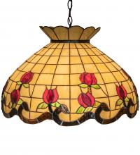 Meyda Green 245984 - 23" Wide Roseborder Pendant