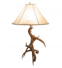 Meyda Green 249163 - 34" High Antlers Elk & Mule Deer Table Lamp