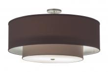 Meyda Green 250714 - 30" Wide Cilindro Textrene Two Tier Pendant