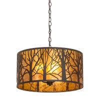 Meyda Green 251387 - 20" Wide Winter Maple Pendant