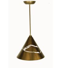 Meyda Green 50919 - 12"W Cone Mountain View Pendant