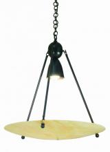 Meyda Green 66749 - 25.5"W Revival Beige Iridescent Deco Ball Inverted Pendant