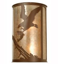 Meyda Green 81493 - 12"W Strike of the Eagle Wall Sconce