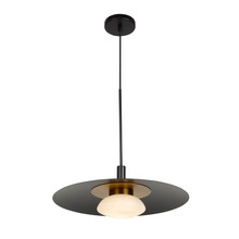 Artcraft AC7460BK - Camila Collection 1-Light Pendant Black