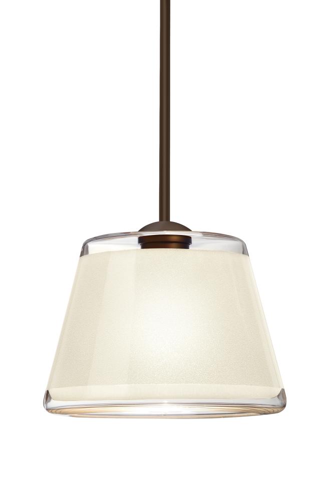 Besa Pendant Pica 9 Bronze White Sand 1x9W LED