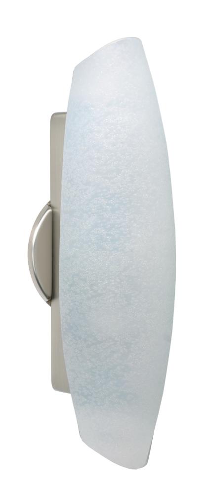 Besa Wall Aero 16 Satin Nickel Stucco 1x5W LED