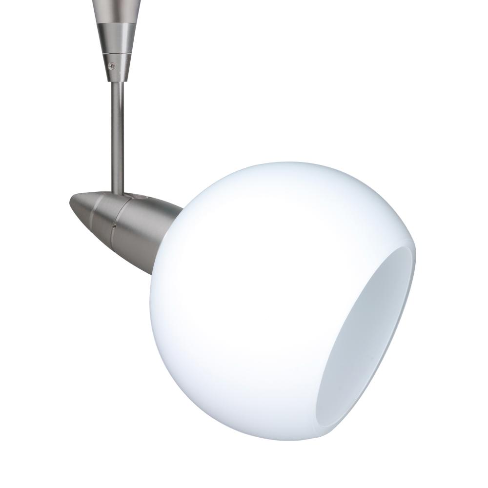 Besa Spotlight Palla 3 Satin Nickel Opal Matte 1x3W LED