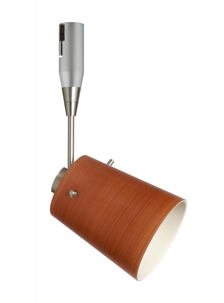 Besa Spotlight With 6" Stem Tammi 3 Satin Nickel Cherry 1x50W Halogen Mr16