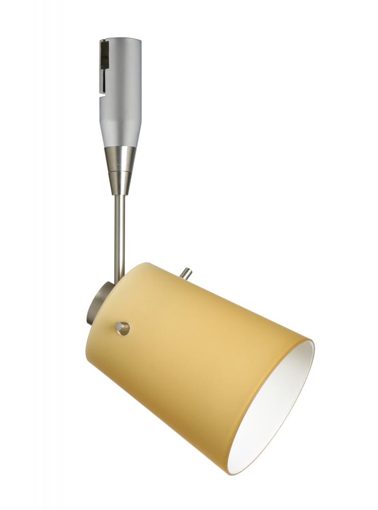 Besa Spotlight With 12" Stem Tammi 3 Satin Nickel Vanilla Matte 1x50W Halogen Mr16