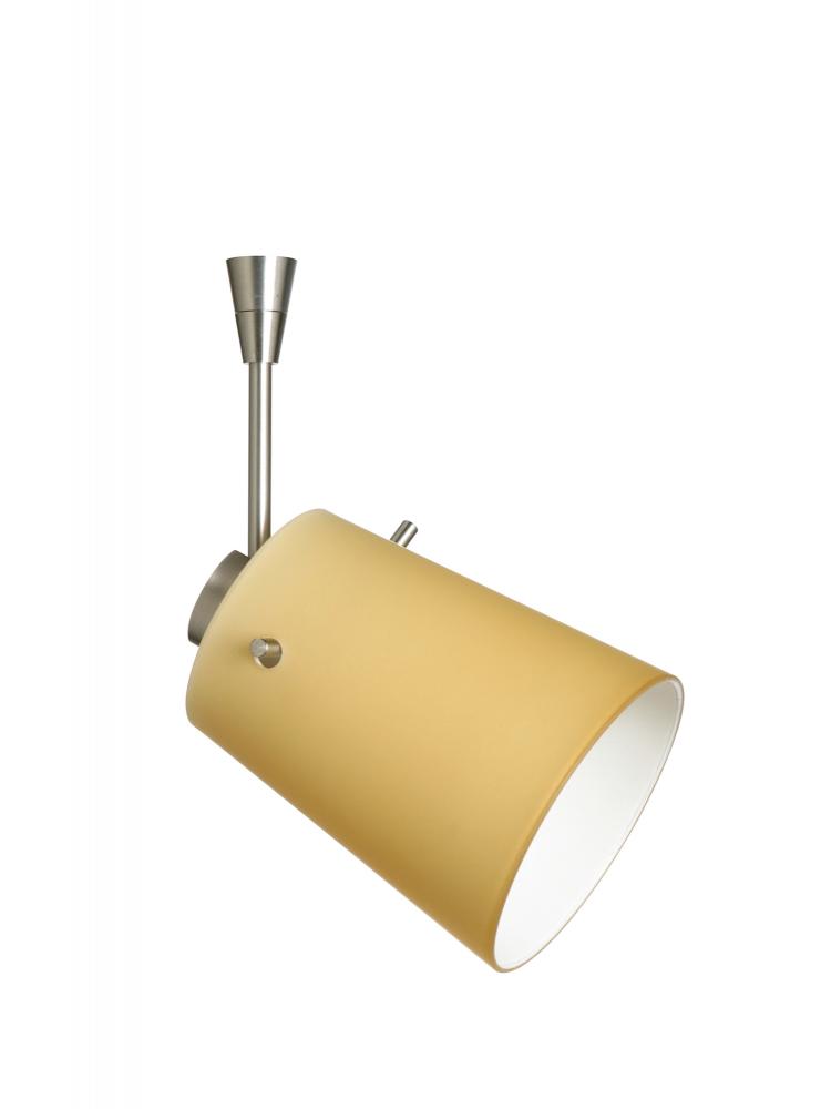 Besa Spotlight With 6" Stem Tammi 3 Satin Nickel Vanilla Matte 1x50W Halogen Mr16