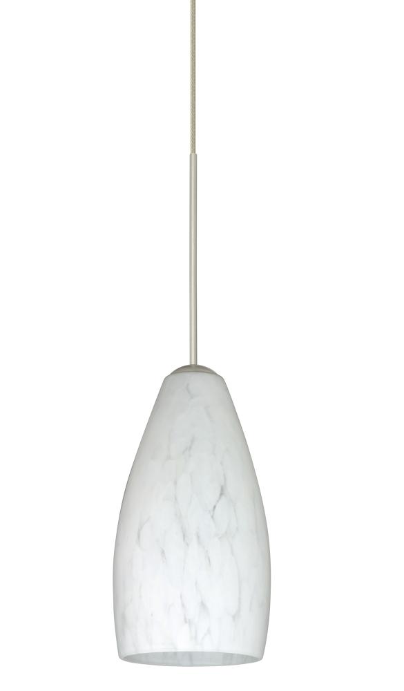 Besa Pendant For Multiport Canopy Karli Satin Nickel Carrera 1x50W Halogen