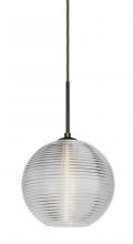 Besa Lighting 1JC-461600-LED-BR - Besa Kristall 8 Pendant Bronze Clear 1x9W LED