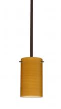 Besa Lighting 1TT-4404OK-HAL-BR - Besa Stem Stilo 7 Pendant Bronze Oak 1x40W G9