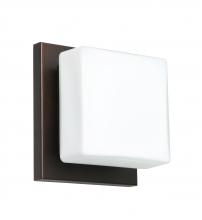 Besa Lighting 1WS-773507-LED-BR - Besa Wall Alex Bronze Opal Matte 1x5W LED